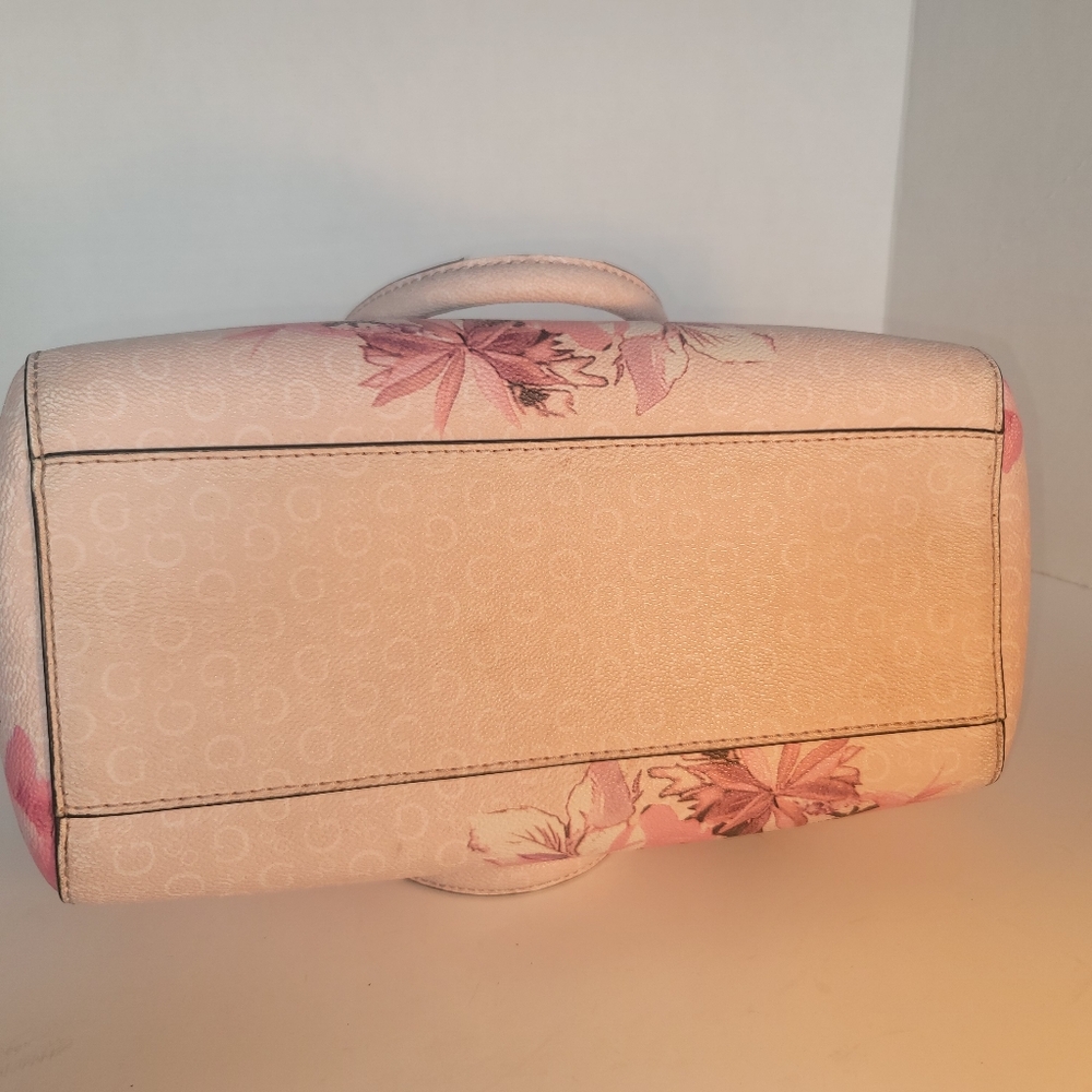 Vintage Guess Floral Print Satchel Handbag - Picture 7 of 11